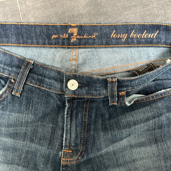 Vintage 7 for all mankind long bootcut jeans - Picture 2 of 5